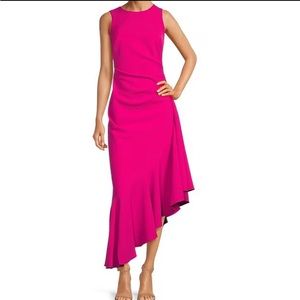 Lovely pink formal dress.  Flattering fit.